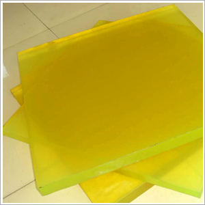 Полиуретан листовой 10 мм (500х500 мм, 3.0 кг, жёлтый) Китай