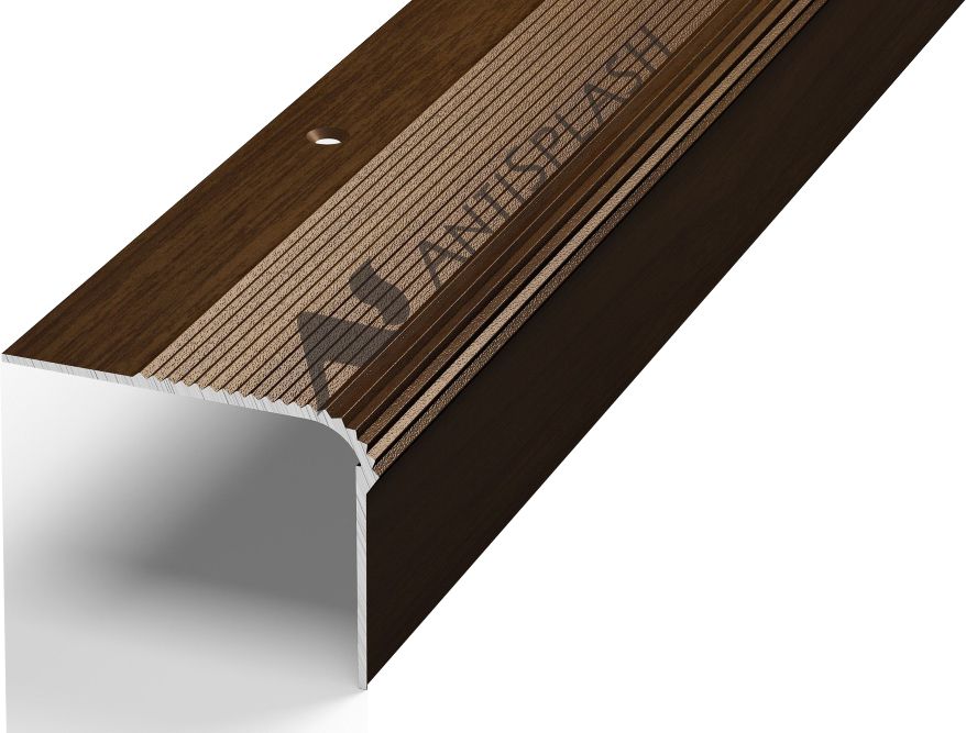 Порог алюминиевый  ПУ-03 24x18x1800 мм, венге