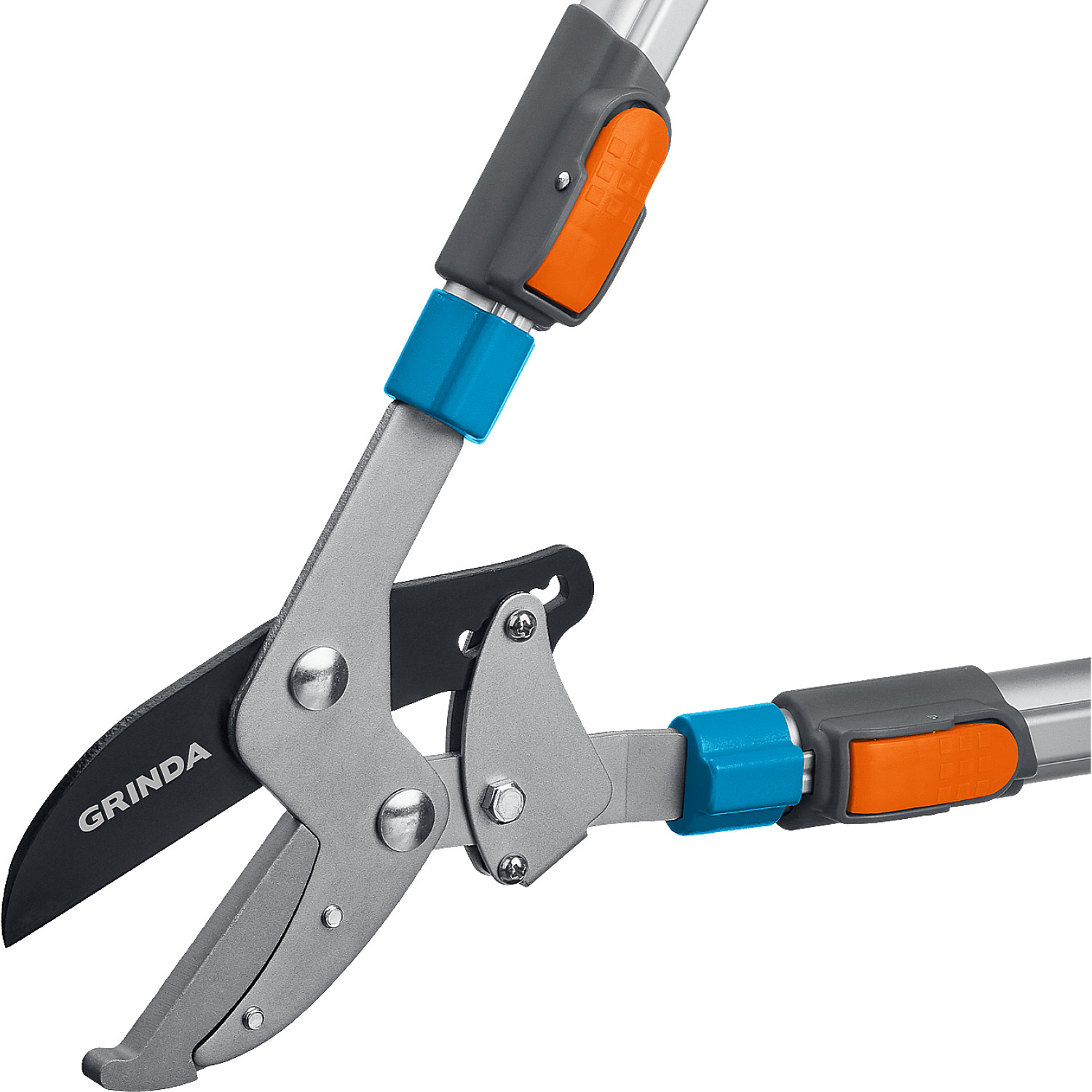 GRINDA TX-980A, 645 - 885 мм, кованные лезвия, храповый механизм, телескопический, контактный сучкорез, PROLine (424513)