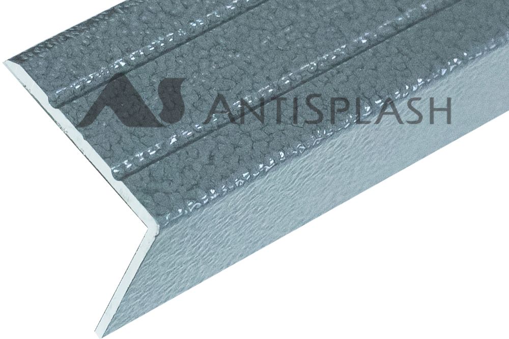 Порог алюминиевый  угловой Д-3 24x20x2700 мм, Серый мрамор КР