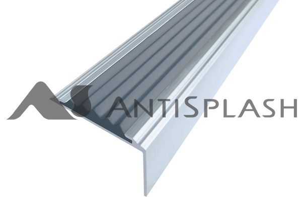 Алюминиевый угол-порог АУ-38, 38x20 мм серый 1500мм