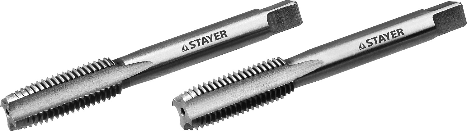 STAYER M12 х 1.75, 2 шт, комплект метчиков (28025-12-1.75-H2)