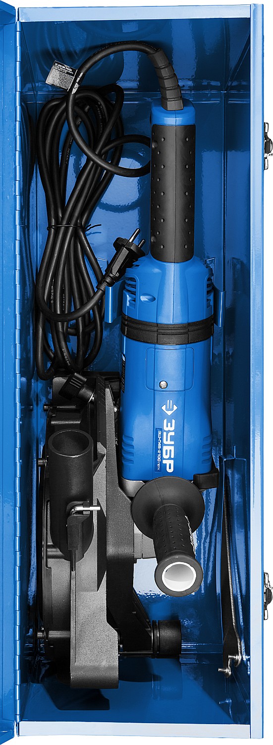 ЗУБР d 230 мм, 2600 Вт, 65 мм, штроборез (бороздодел), метал. ящик, Профессионал (ЗШ-П65-2600 ПВСТК)