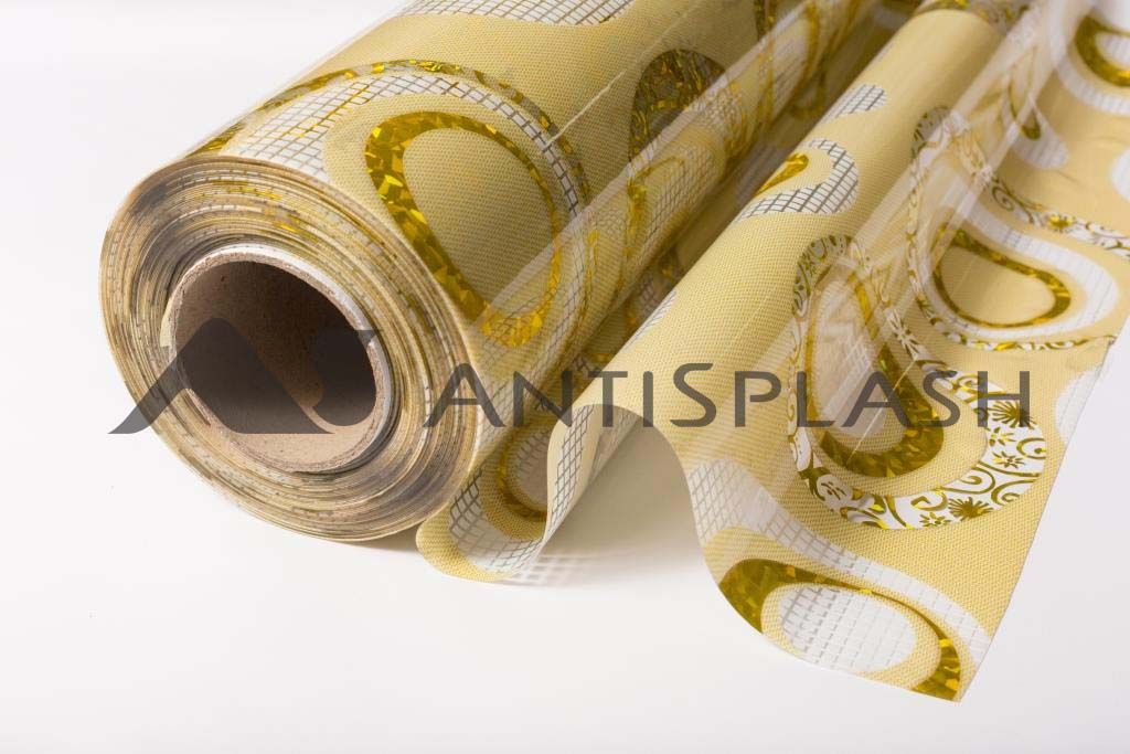 Клеенка декоративная "Жидкое стекло с рисунком" 600мм 030