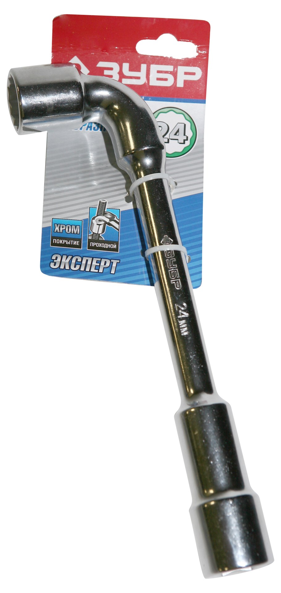 ЗУБР 24 мм, торцовый Г-образный ключ (27187-24)