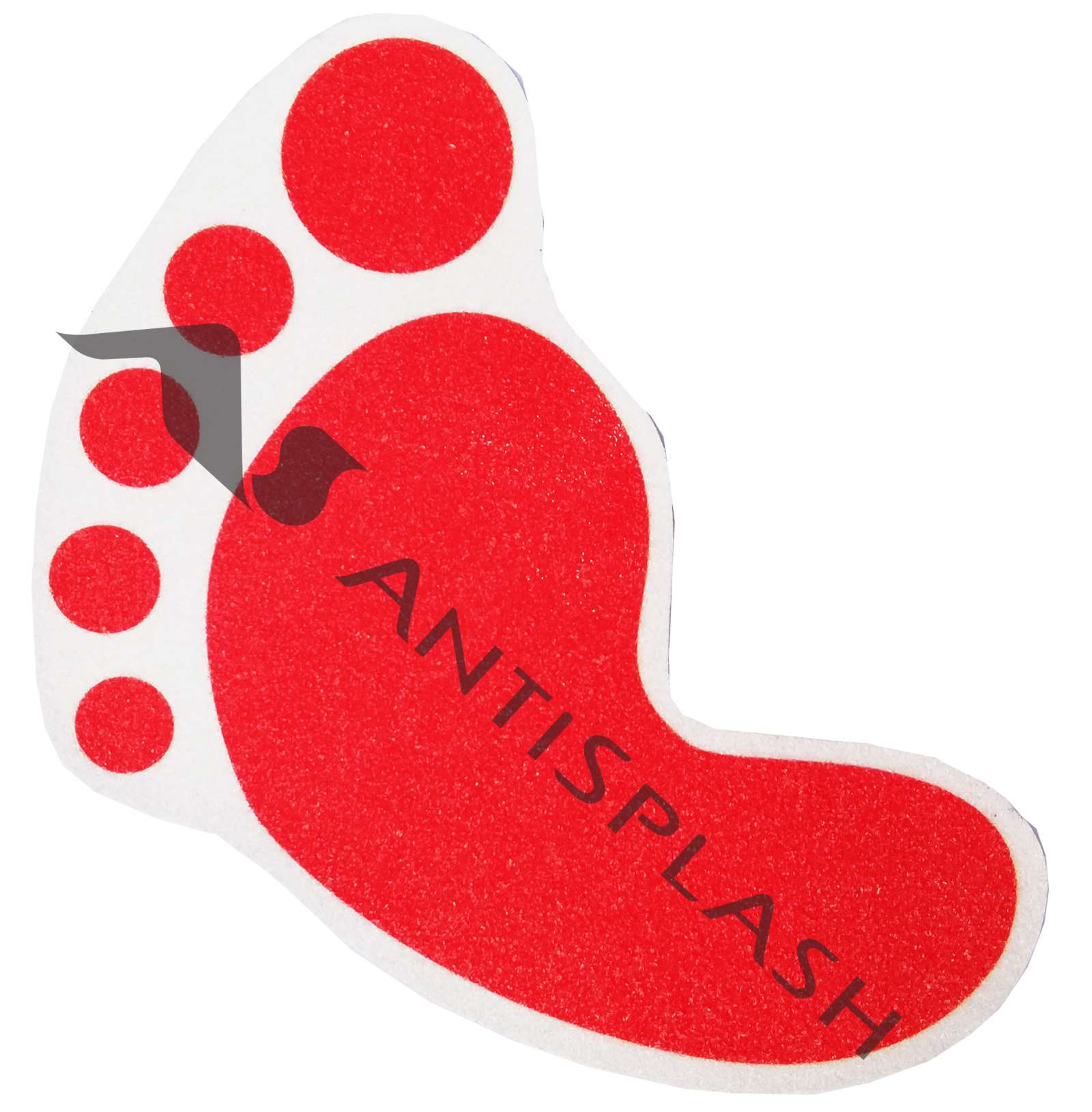 СЛЕД абразивный, ЛЕВЫЙ, цвет: красный