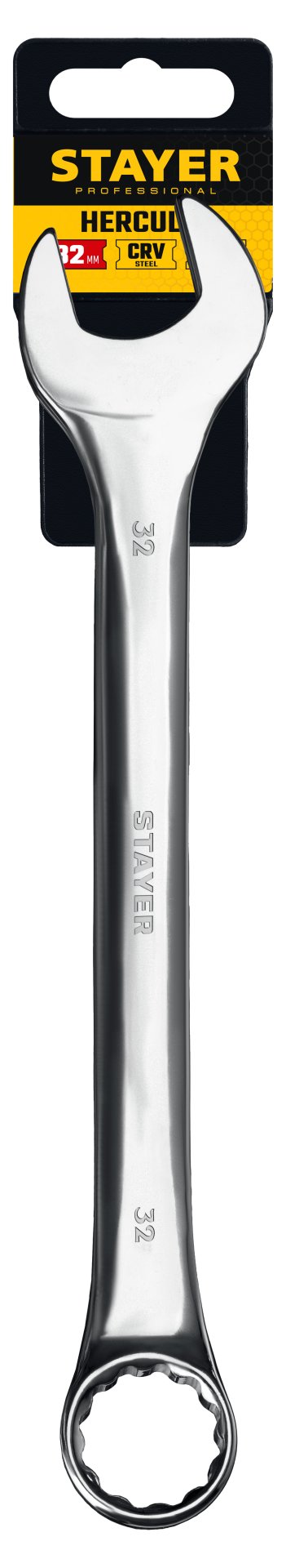 STAYER HERCULES, 32 мм, комбинированный гаечный ключ, Professional (27081-32)