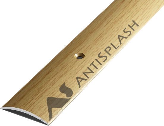 Порог алюминиевый  ПС-04 44,5x4,5x900 мм, дуб светлый