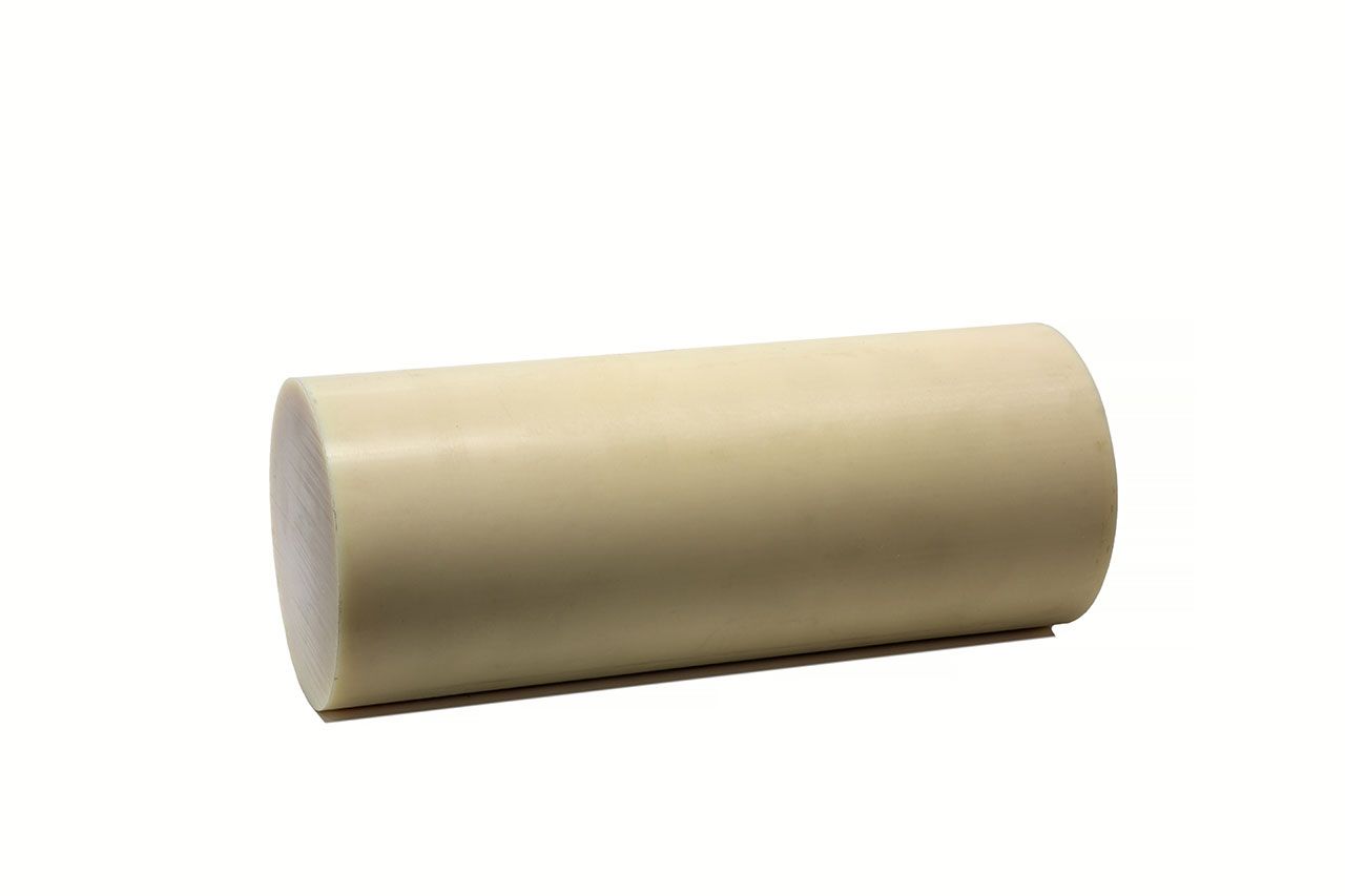 Капролон стержень ПА-6 Ф 200 мм (~500 мм, ~19,8 кг)