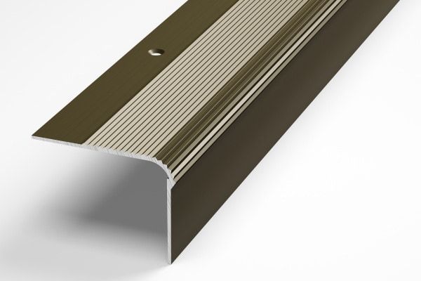 Порог алюминиевый  ПУ-02 54x41,8x2700 мм, анод люкс бронза