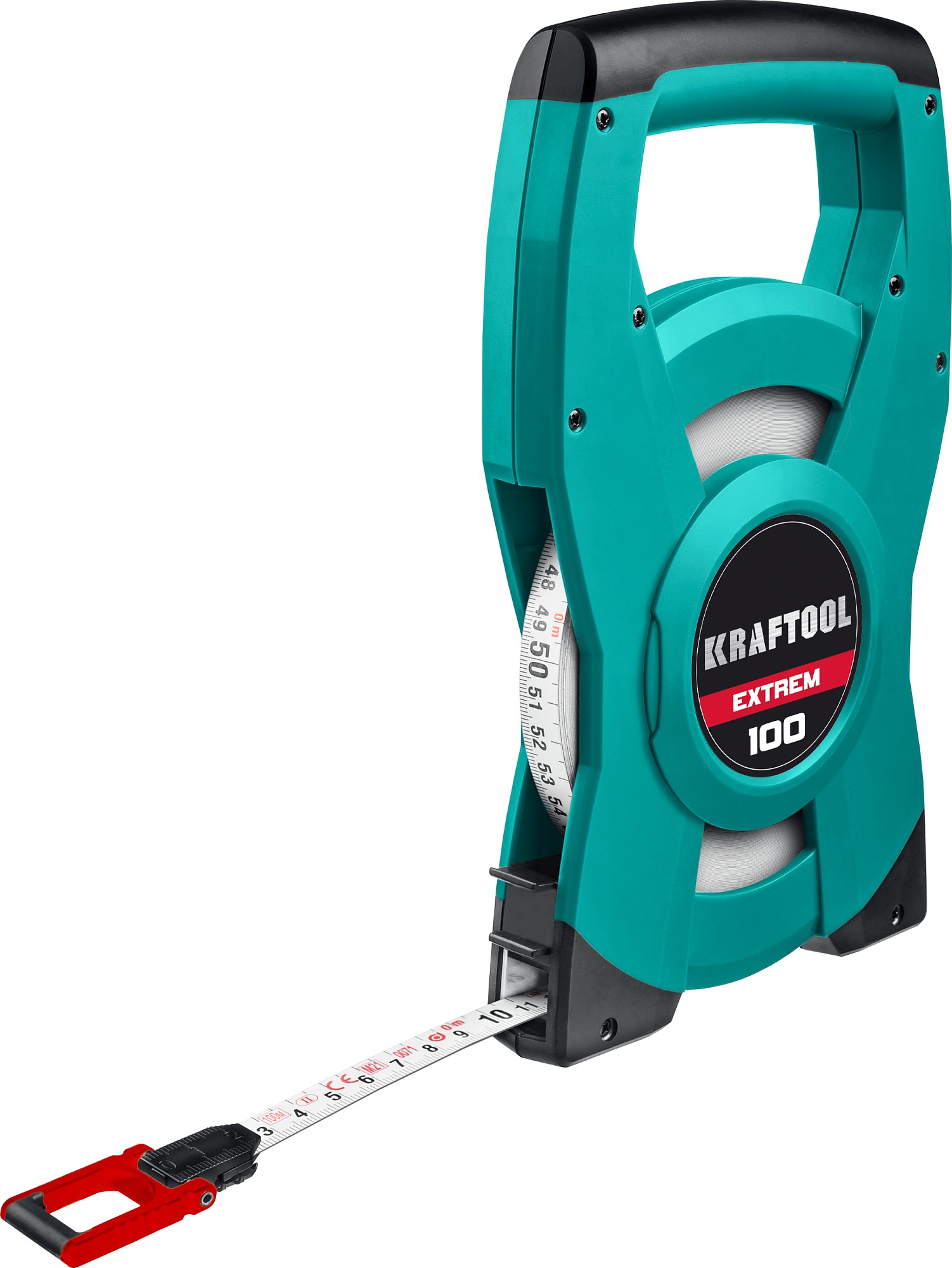 KRAFTOOL EXTREM, 100 м, геодезическая стальная мерная лента