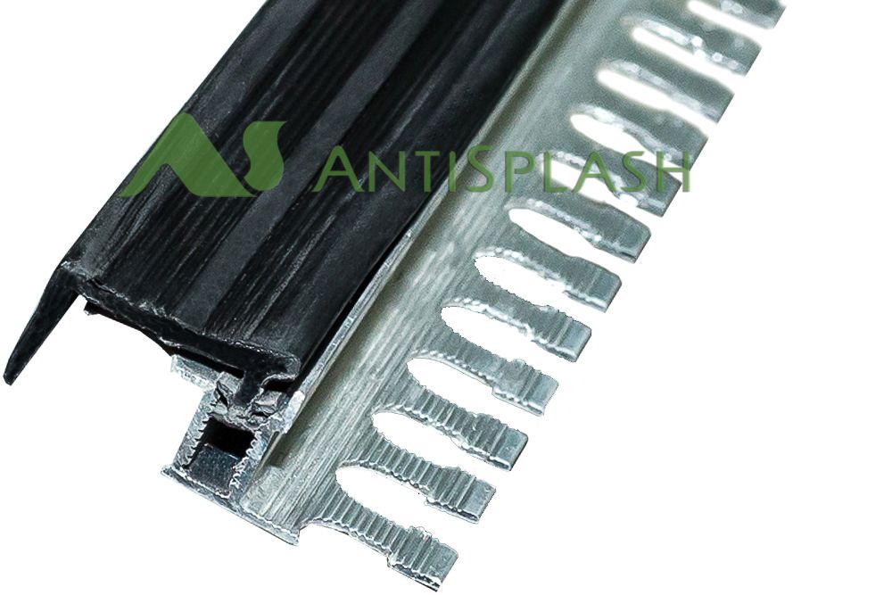 Профиль «Евроступень» P 25x12x2500 мм черный