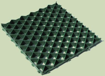 Газонная решетка «Ромб» черный