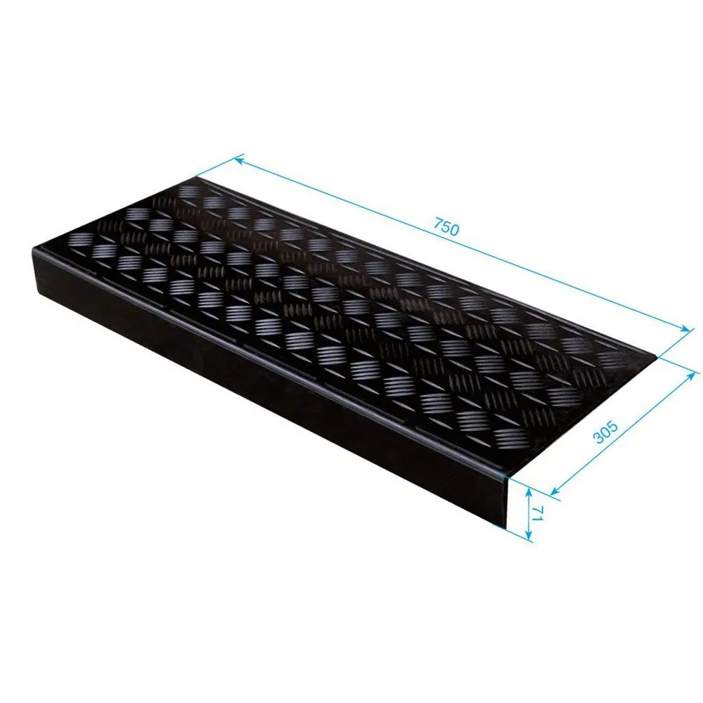 Большая облегченная проступь 750x305x71, черная