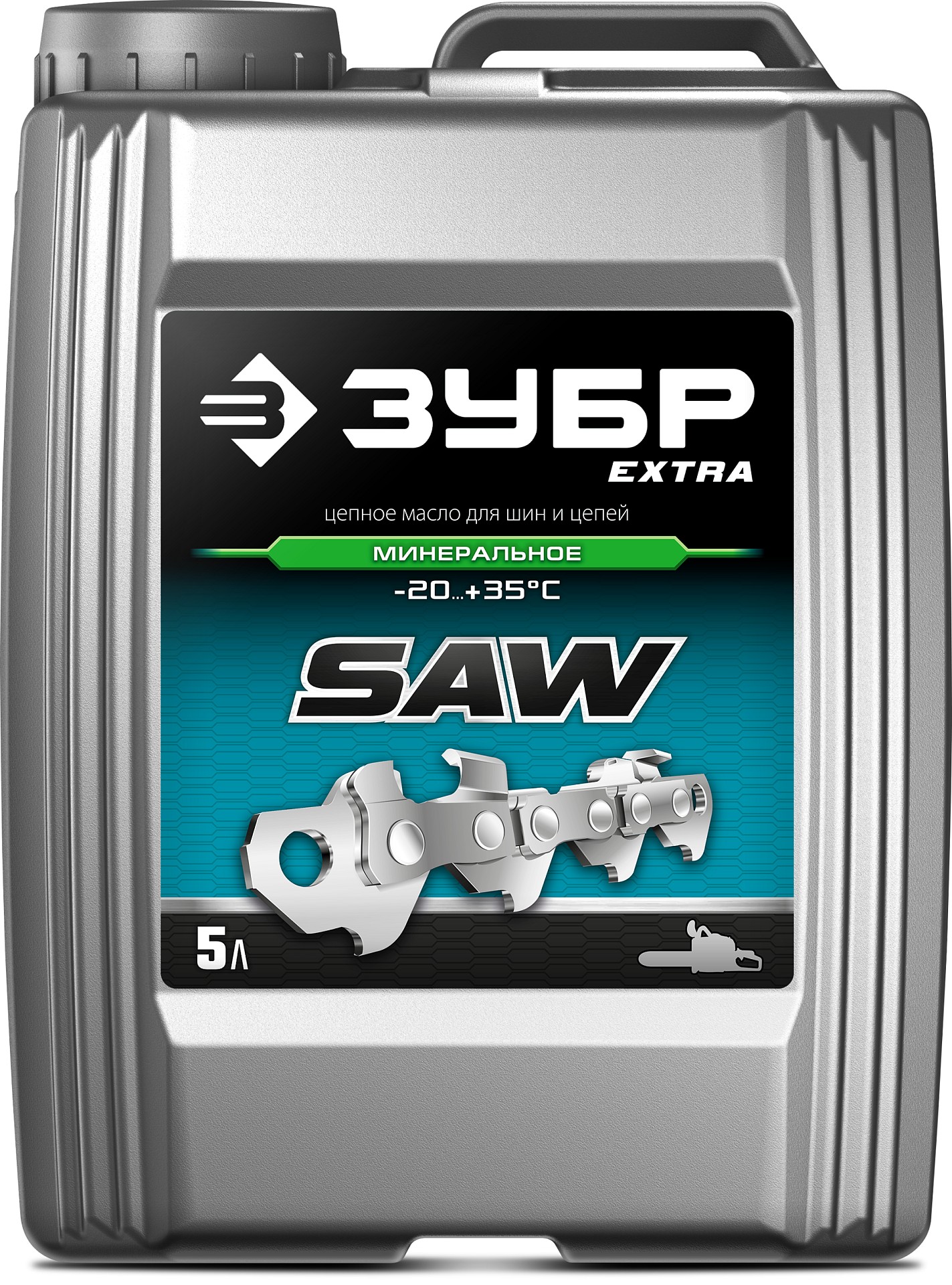 ЗУБР 5 л, цепное минеральное масло для бензо и электропил, EXTRA (70622-5)