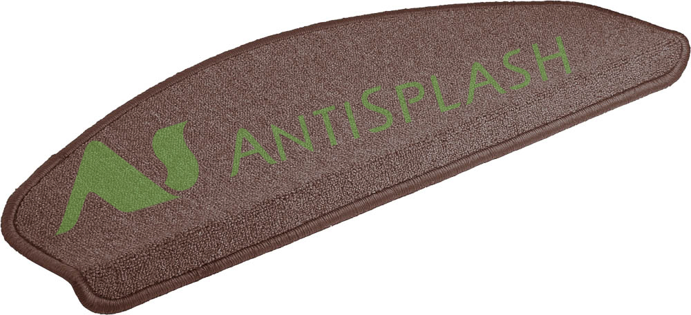 Ковровый коврик на ступень 250 х 650 коричневый