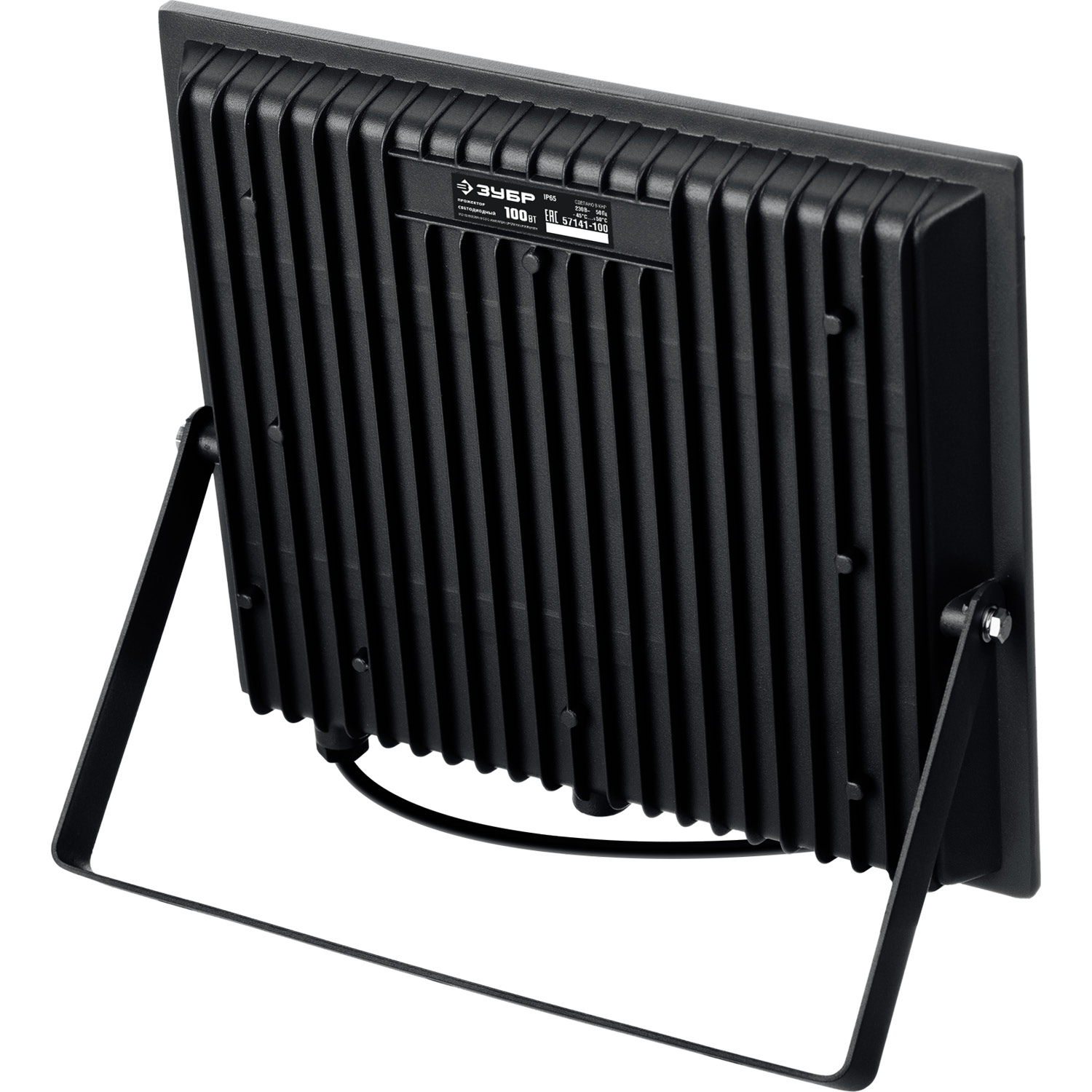 ЗУБР ПСК-100, 100 Вт, 6500 К, IP 65, светодиодный прожектор, Профессионал (57141-100)