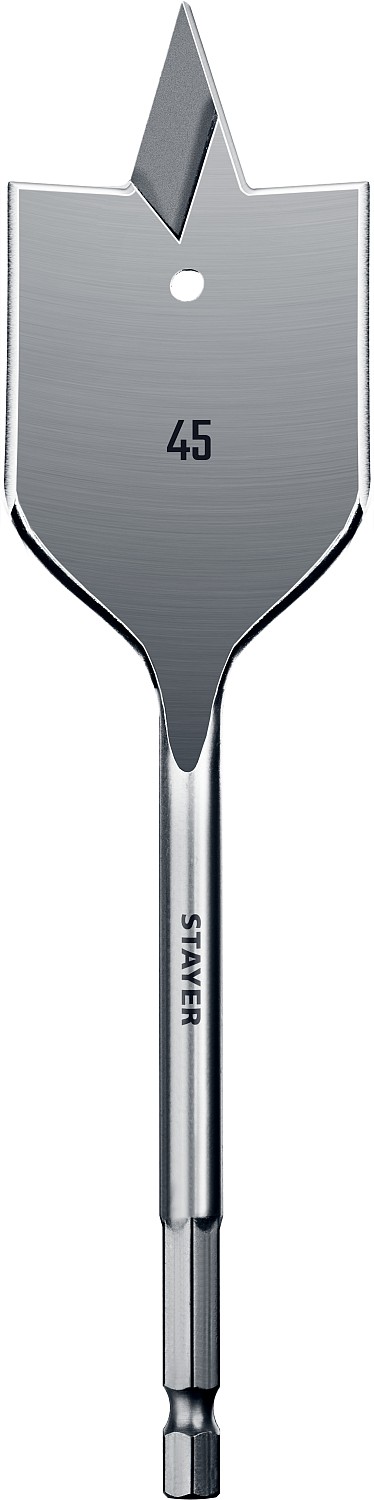 STAYER Flat, 45 x 152 мм, перовое, cверло по дереву (2950-45)