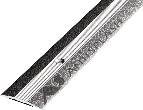 Порог алюминиевый  ПС-03-2 28x3,4x900 мм, антик серебро