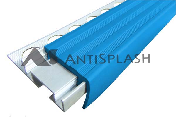 Профили закладные алюминиевые «SafeStep» синий (тип 2), 2,7 м