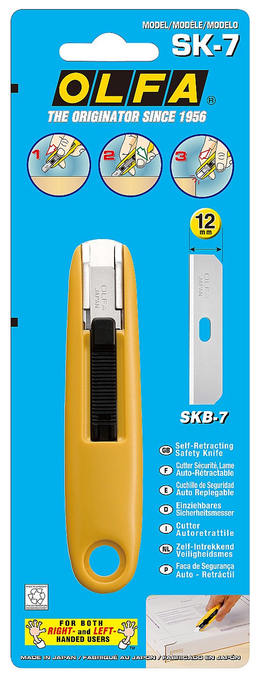 OLFA Hobby Craft Models, 12.5 мм, безопасный нож (OL-SK-7)