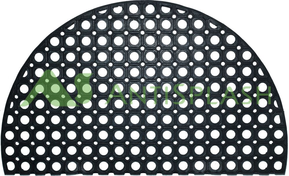 Коврик «Домино полукруг», тип 2, 450 x 750 x 16 мм