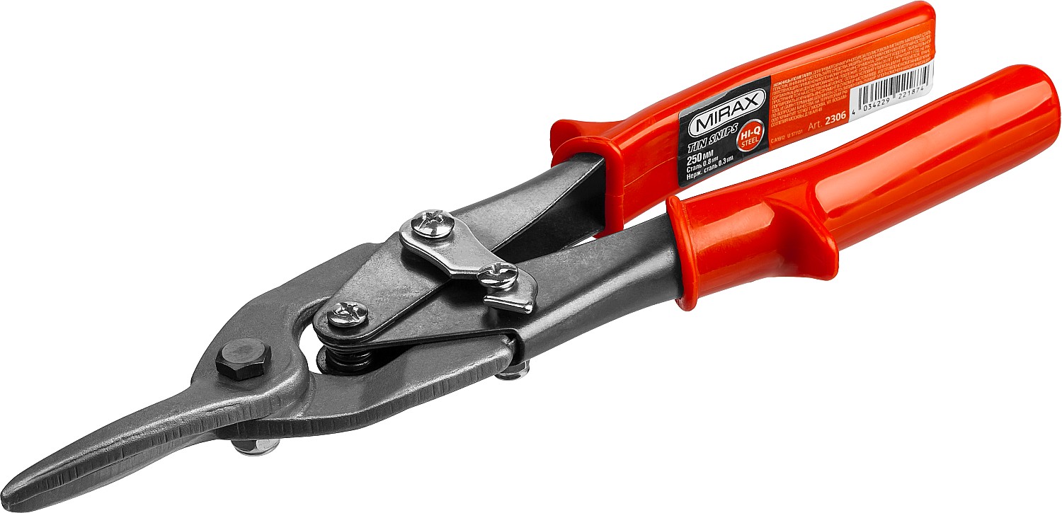 MIRAX 250 мм, прямые ножницы по металлу (2306)