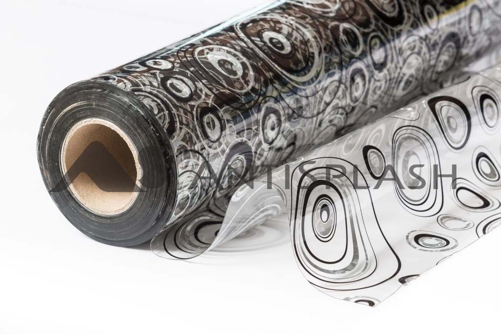 Клеенка декоративная "Жидкое стекло с рисунком" 600мм 023