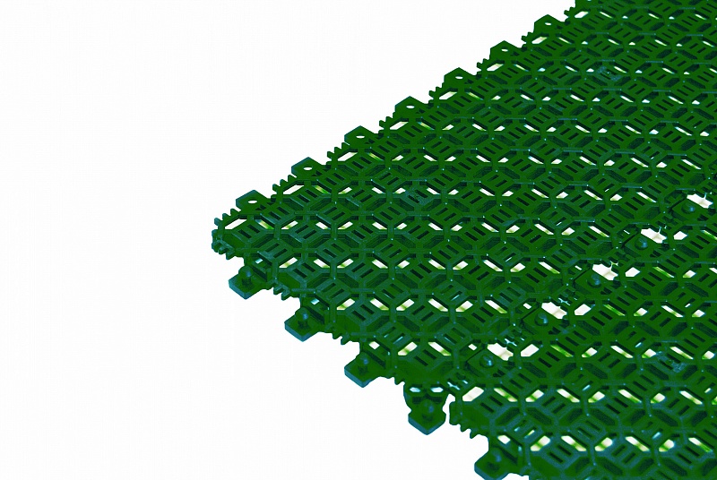 Ячеистое модульное покрытие "Пласт-Анти" 15мм зеленый