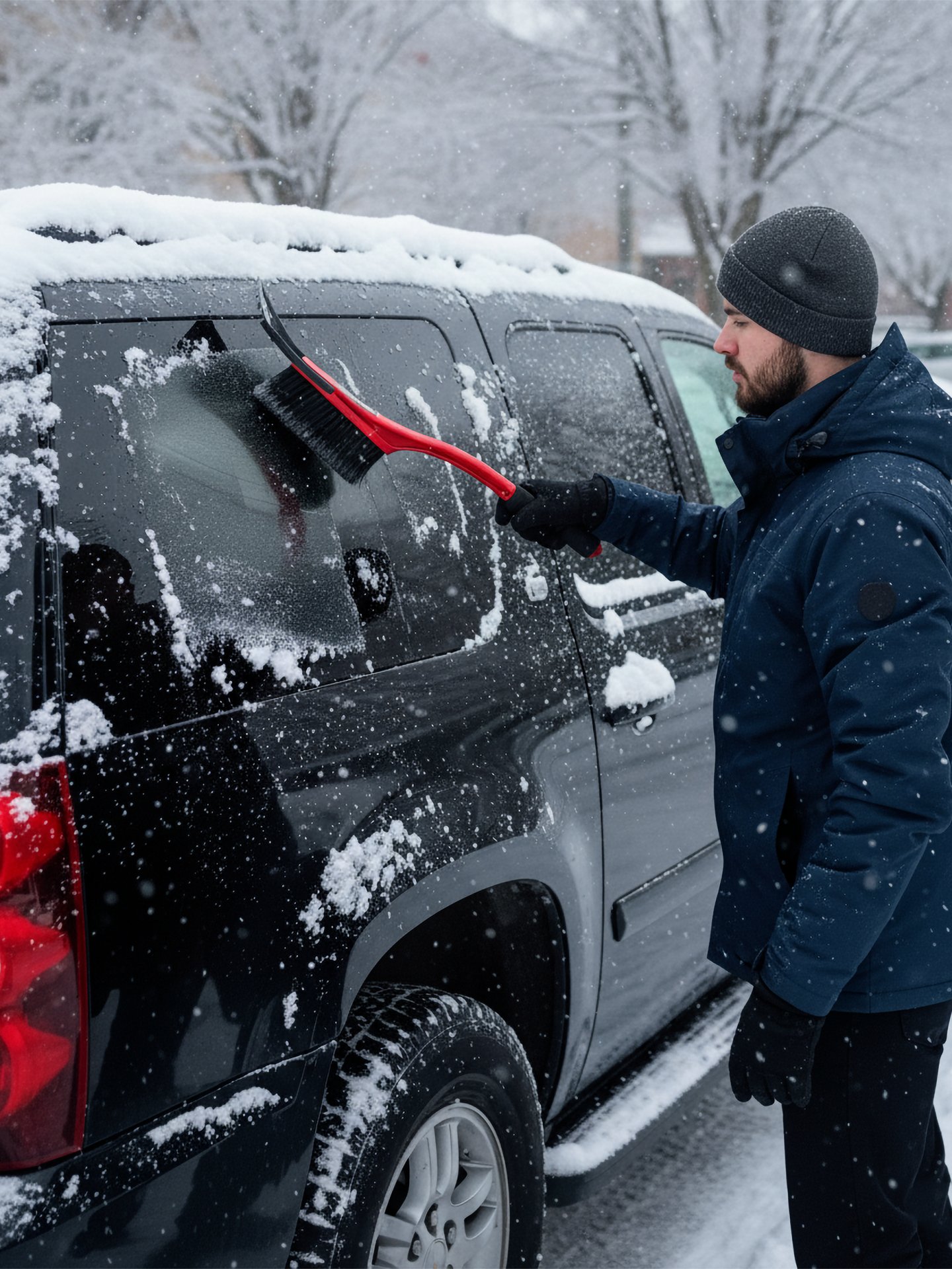 ЗУБР щетка от снега автомобильная со скребком, 540 мм (61065-055)