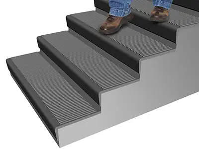 Резиновая накладная большая проступь (Классика), красная