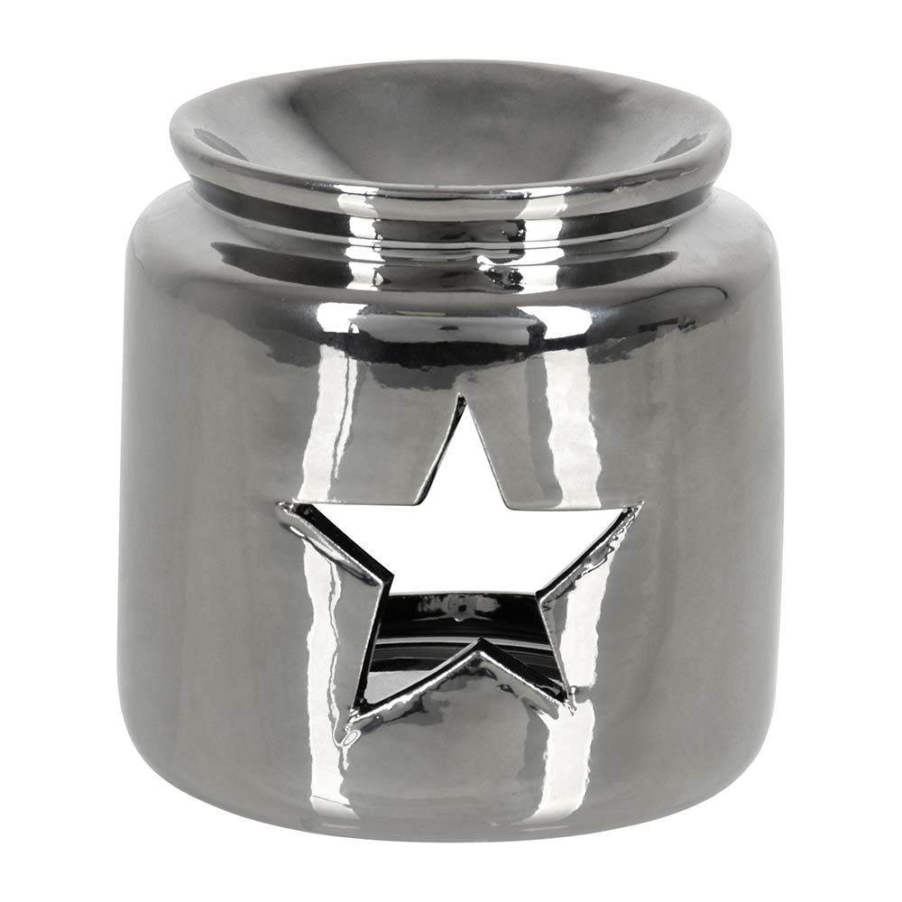 Аромалампа "Звезда",свеча в комплекте, цвет серебряный, 7,5 х7,5 см, для бани и сауны, "Банные штучки"