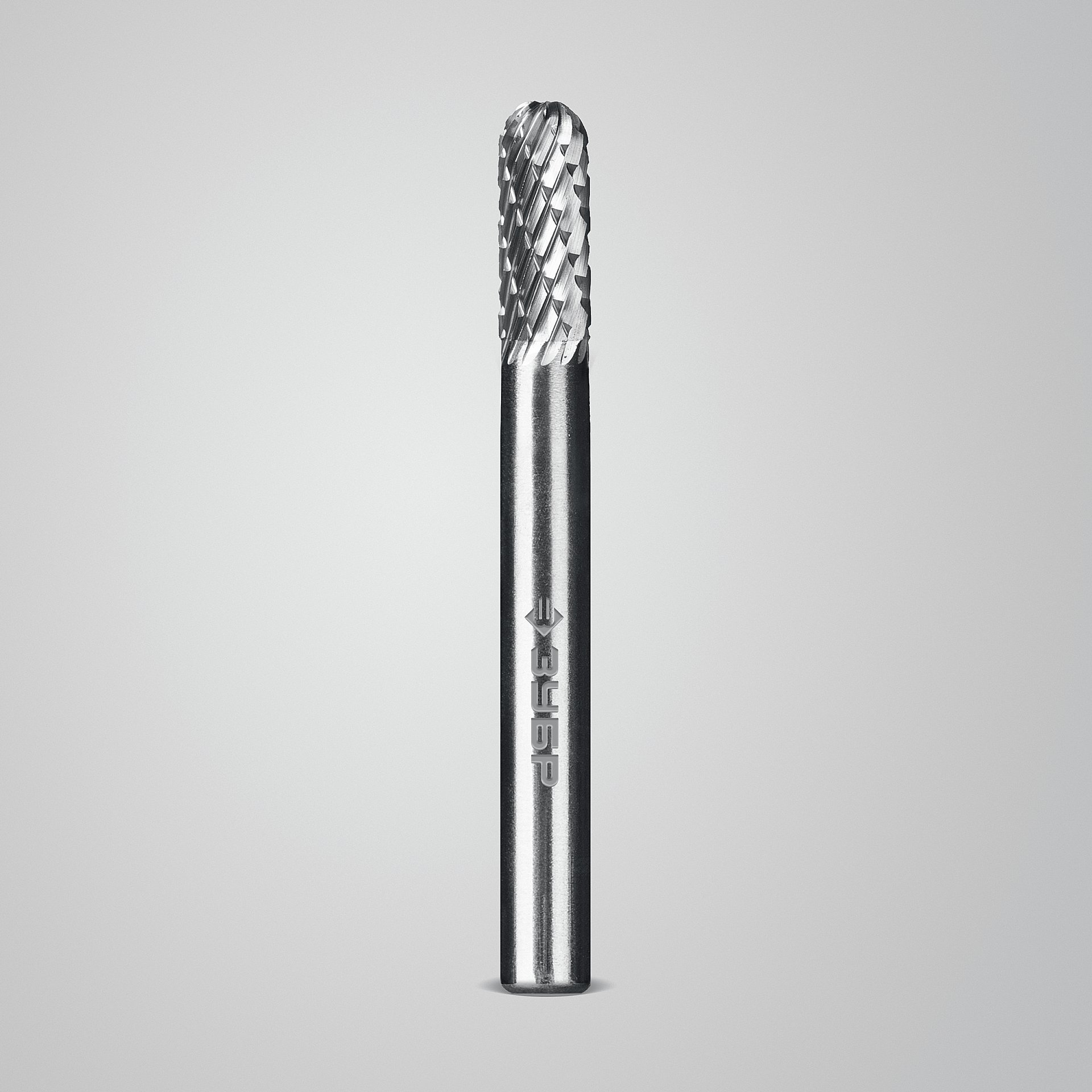 ЗУБР 6х16 мм, тип C (цилиндр со сферическим концом), хв-к 6 мм, твердосплавная борфреза, ПРОФЕССИОНАЛ (28802-6-16)