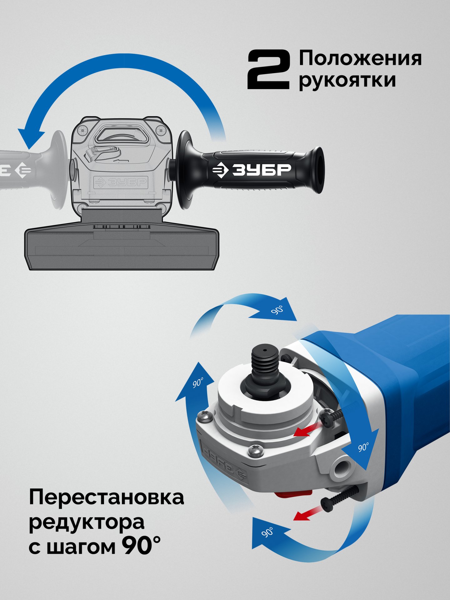 ЗУБР 20 В, ″Сотка″ d105 мм, 2 АКБ LMS (4 А·ч), компактная УШМ, сумка, Профессионал (AB-100-850-42)