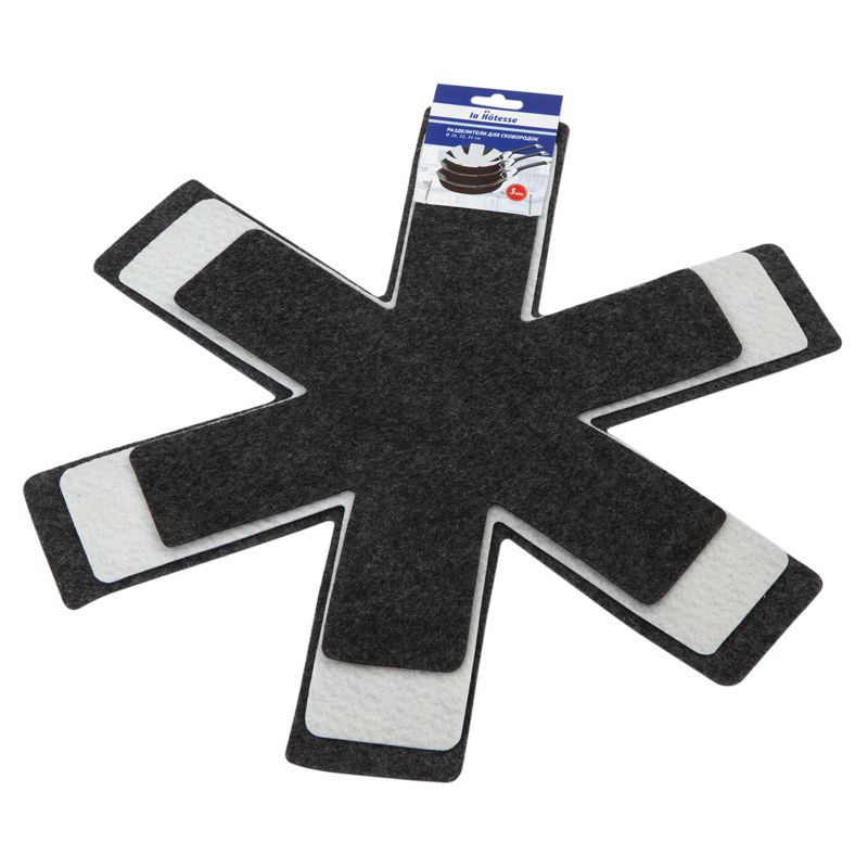 Разделители для сковородок, набор 3 штуки (35, 32, 26см)