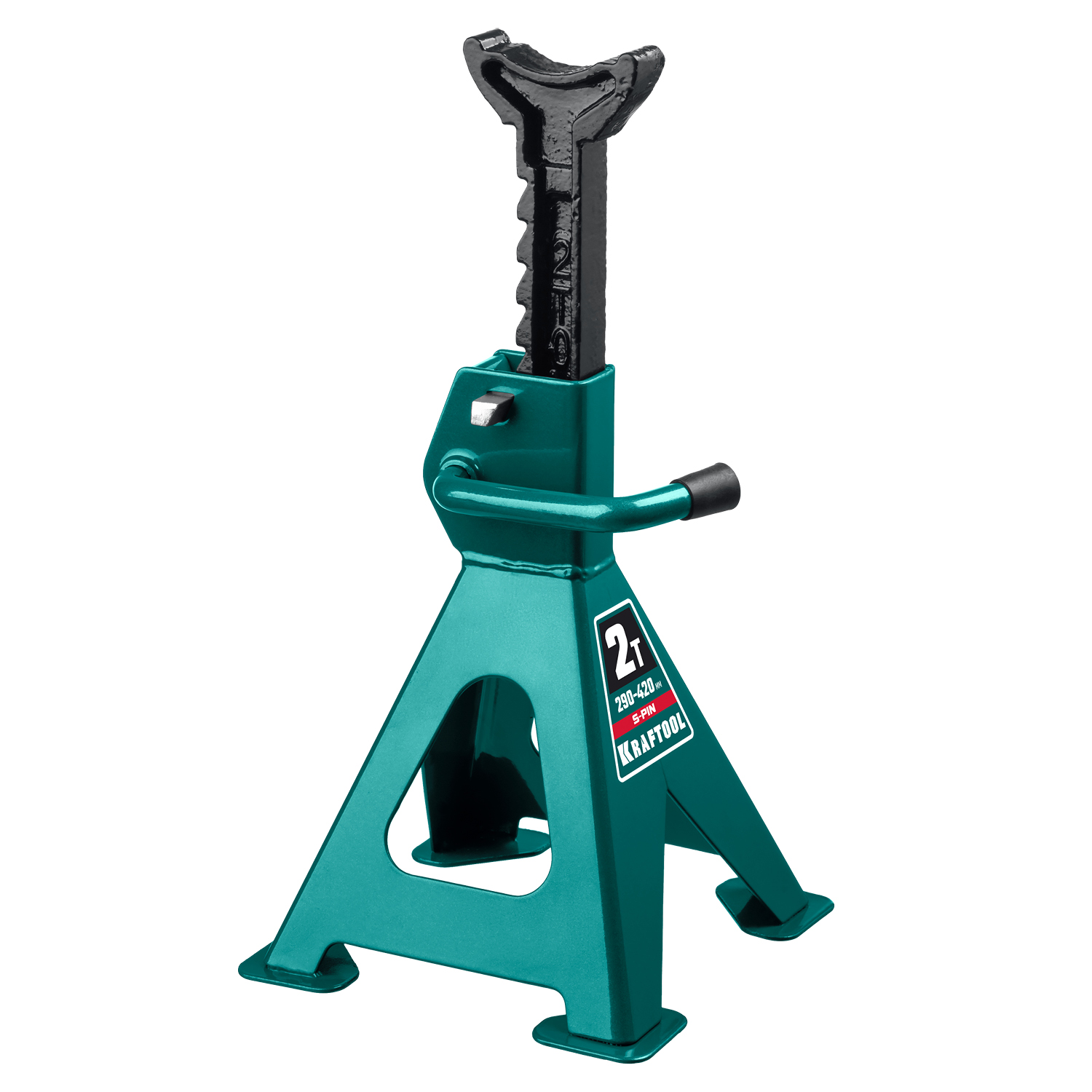 KRAFTOOL S-PIN, 2 т, 290 - 420 мм, усиленная страховочная подставка со штифтом (43465-2)