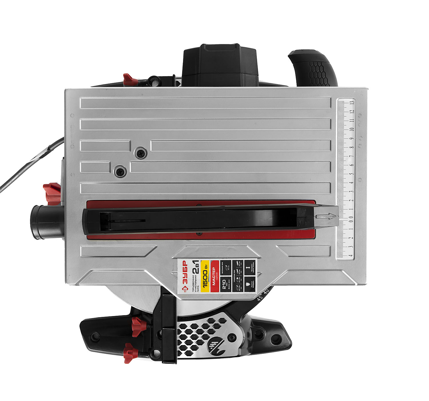 ЗУБР Ø 210, 1500 Вт, пила торцовочная комбинированная (ЗПТК-210-1500)