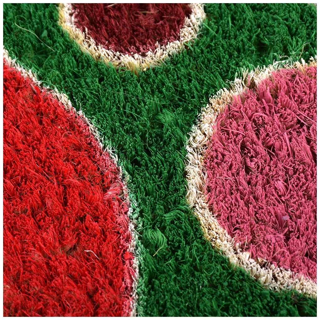 Коврик кокосовый ворс 15мм, 35*60см "Фейерверк" на ПВХ основе