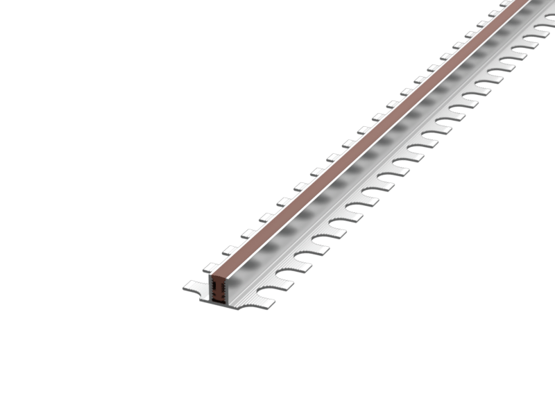 Профиль «Евроступень» T 7x10x2500 мм коричневый