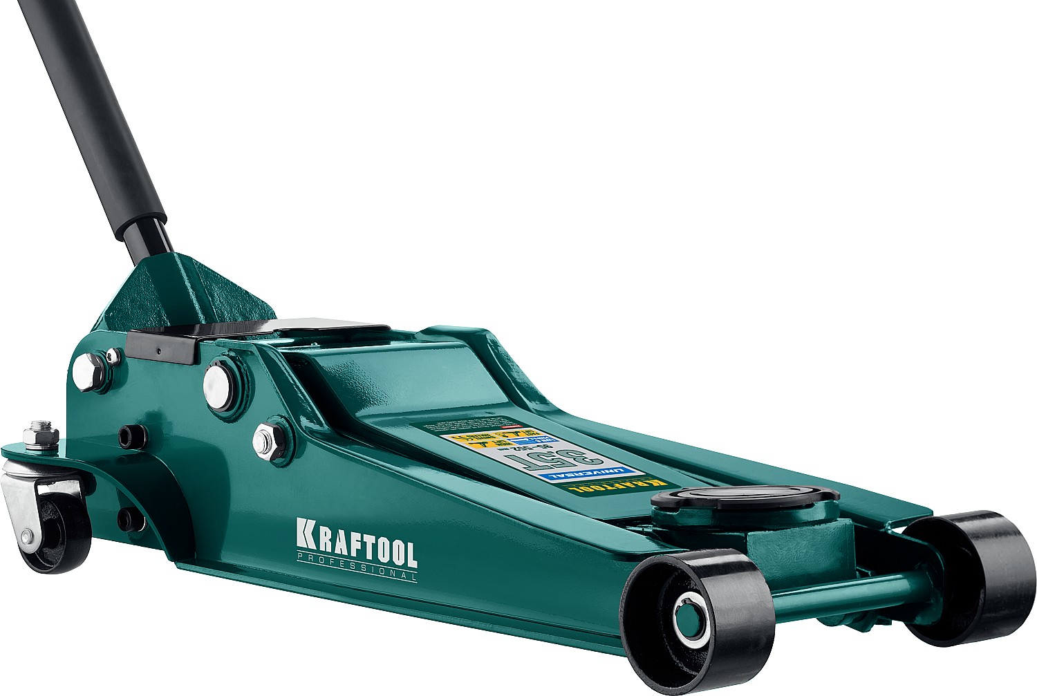 KRAFTOOL UNIVERSAL, 3.5 т, 95 - 552 мм, для СТО, универсальный подкатной домкрат (43454-3.5)