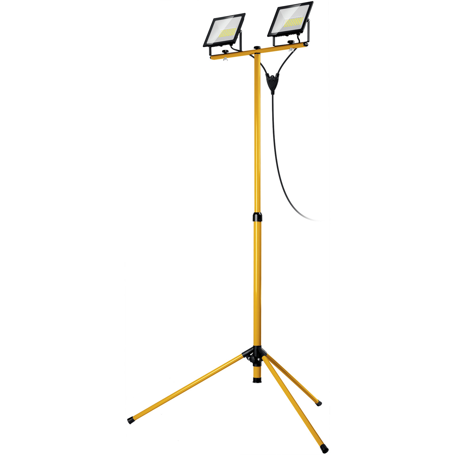 STAYER LED-MAX, 2 х 50 Вт, 6500 К, IP 65, 1.6 м, светодиодные прожекторы на штативе (56925-2-50)