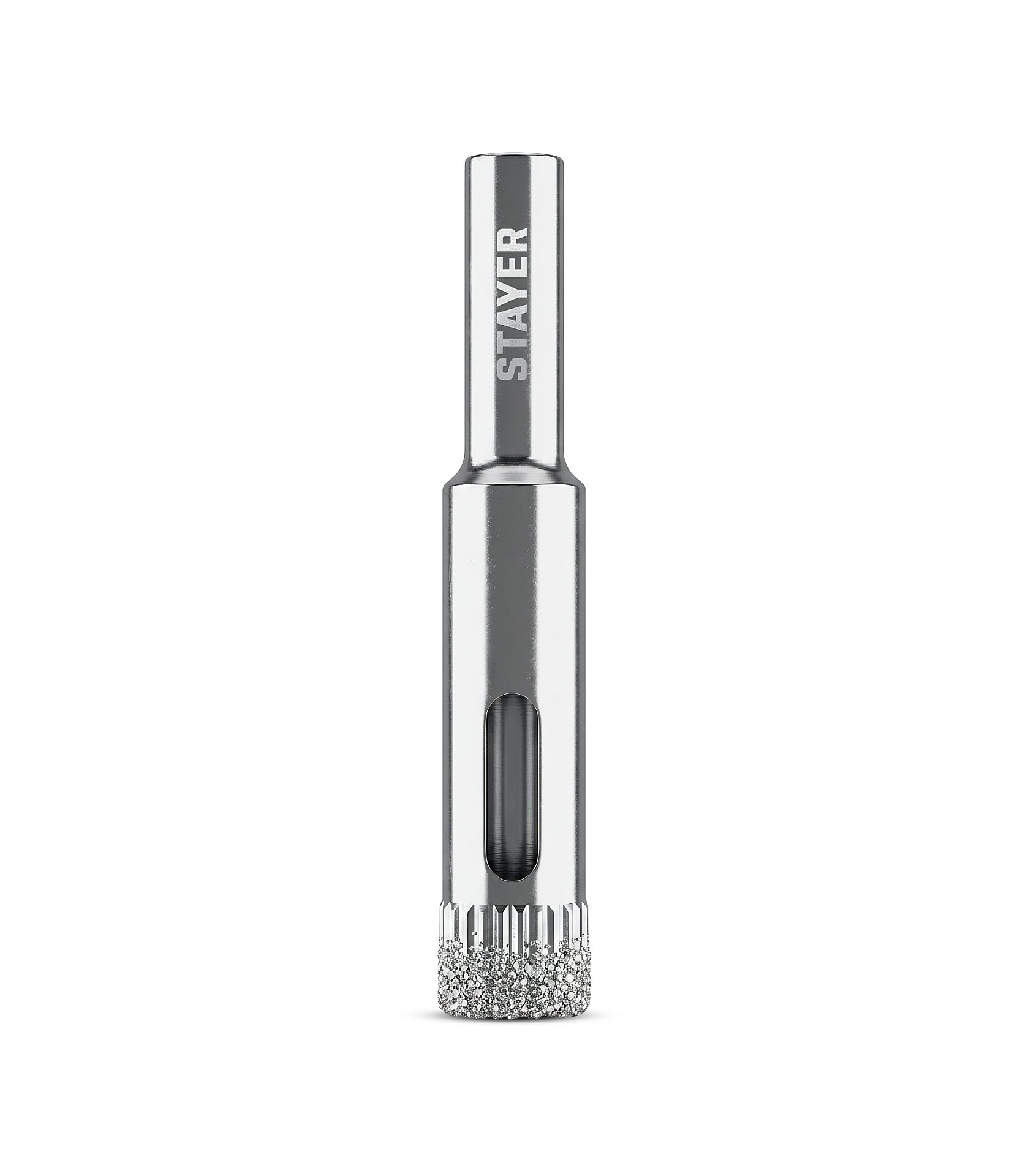 STAYER DIAMOND d 10 мм, Р60, Алмазное трубчатое сверло (29930-10)