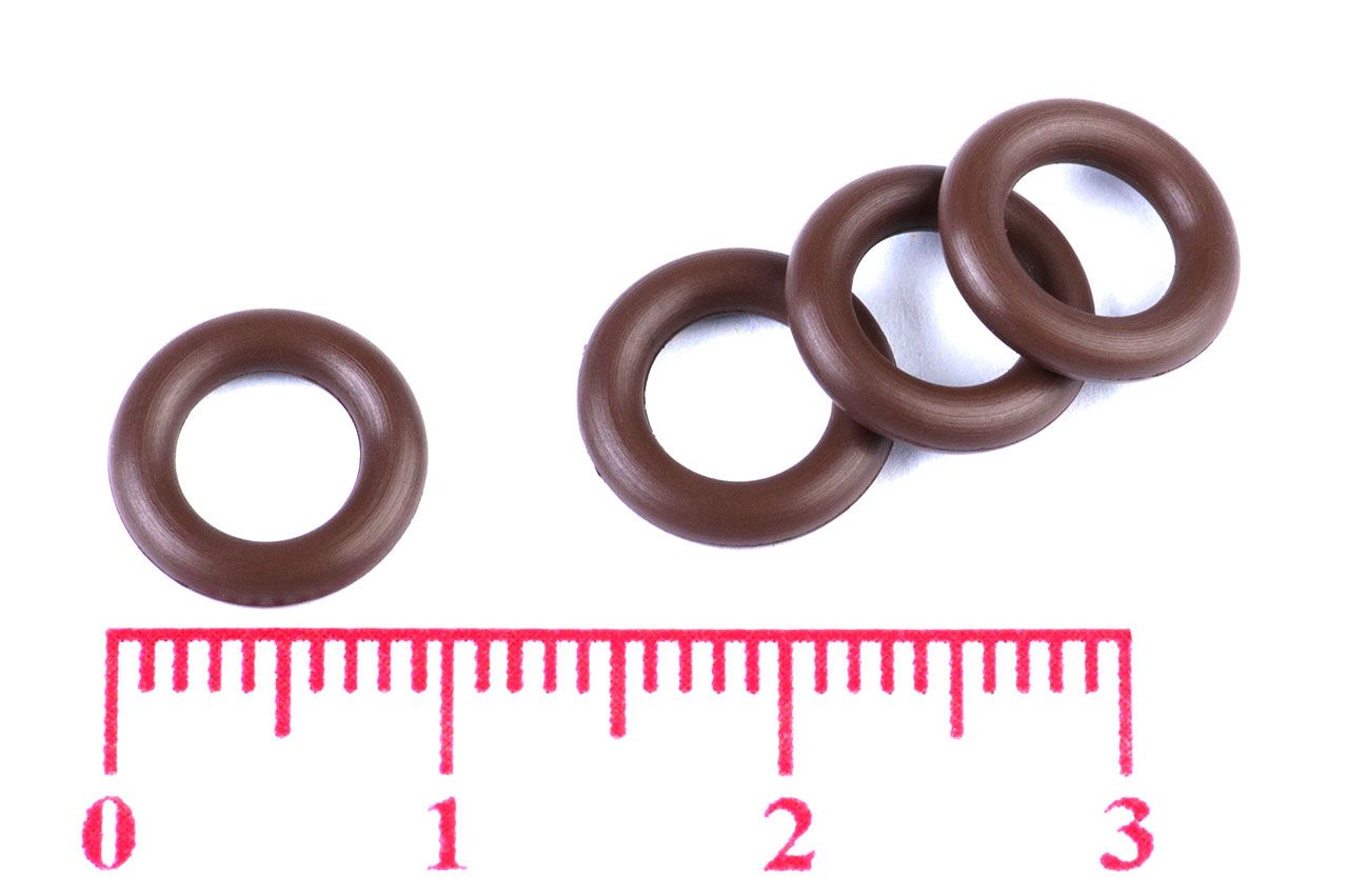 Кольцо 006-009-19-2-6 (005.8-1.9) фторкаучук FKM75 ГОСТ 9833-73