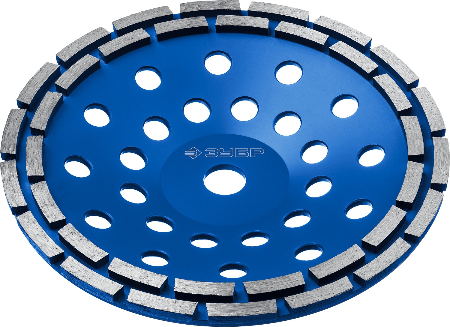 ЗУБР d 230 мм, двухрядная алмазная шлифовальная чашка, Профессионал (33372-230)