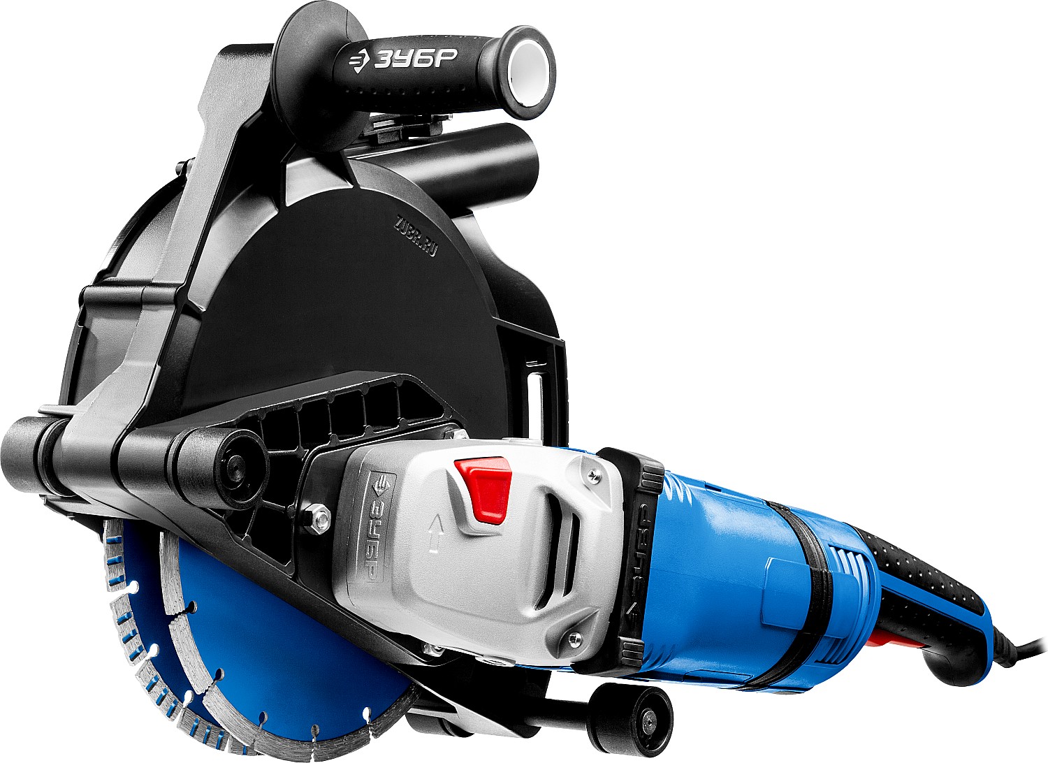 ЗУБР d 230 мм, 2600 Вт, 65 мм, штроборез (бороздодел), метал. ящик, Профессионал (ЗШ-П65-2600 ПВСТК)