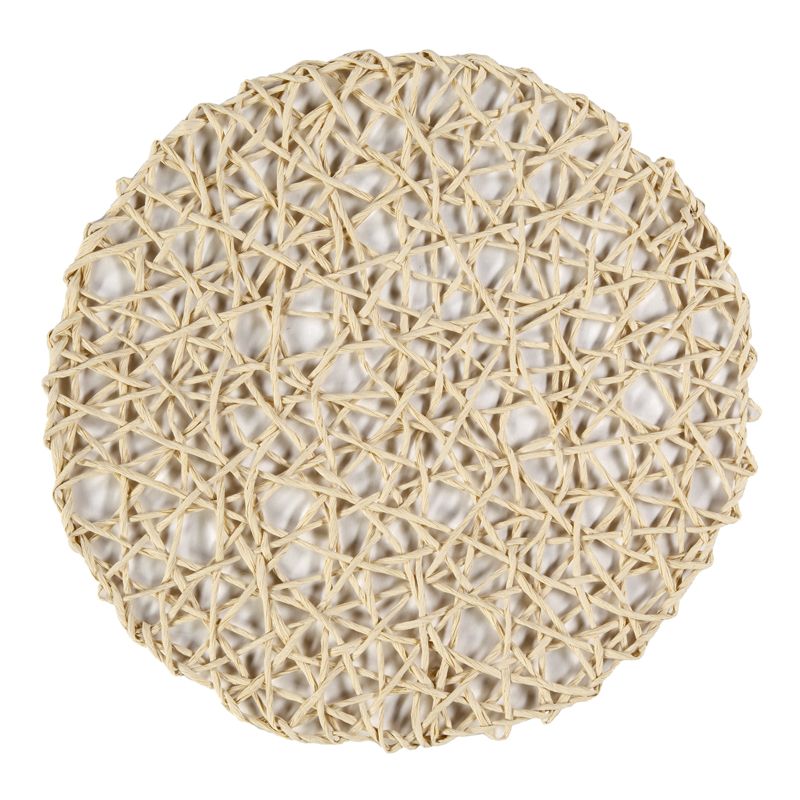 Подставка круглая "Солнце" D38см,цв. экрю