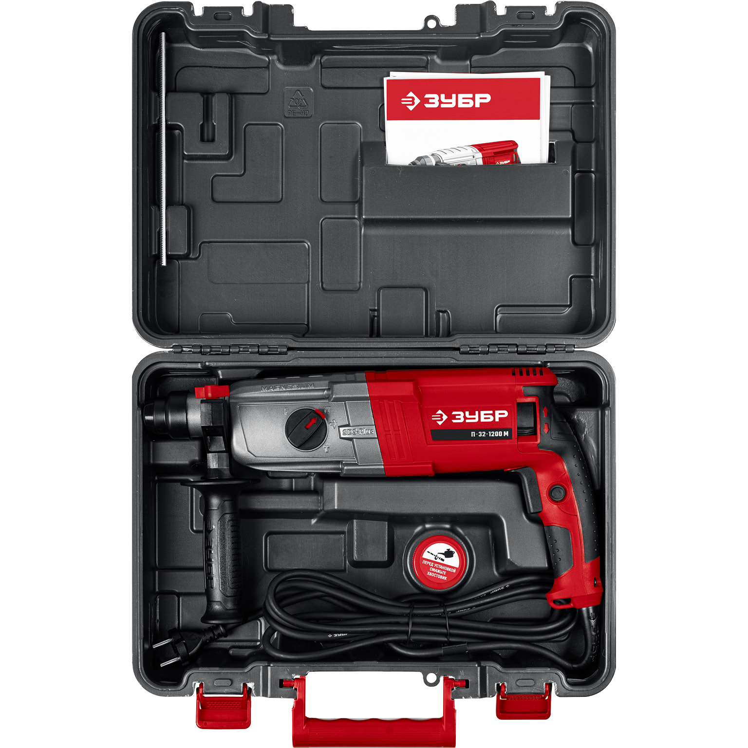 ЗУБР 32 мм, 1200 Вт, перфоратор SDS Plus, мет. корпус (П-32-1200 М)