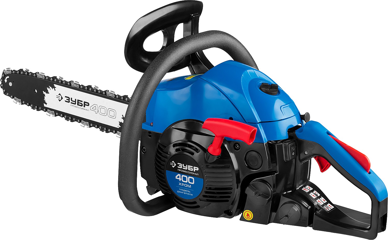 ЗУБР 40 см3, 40 см, бензопила, Профессионал (ПБЦ-400 40П)