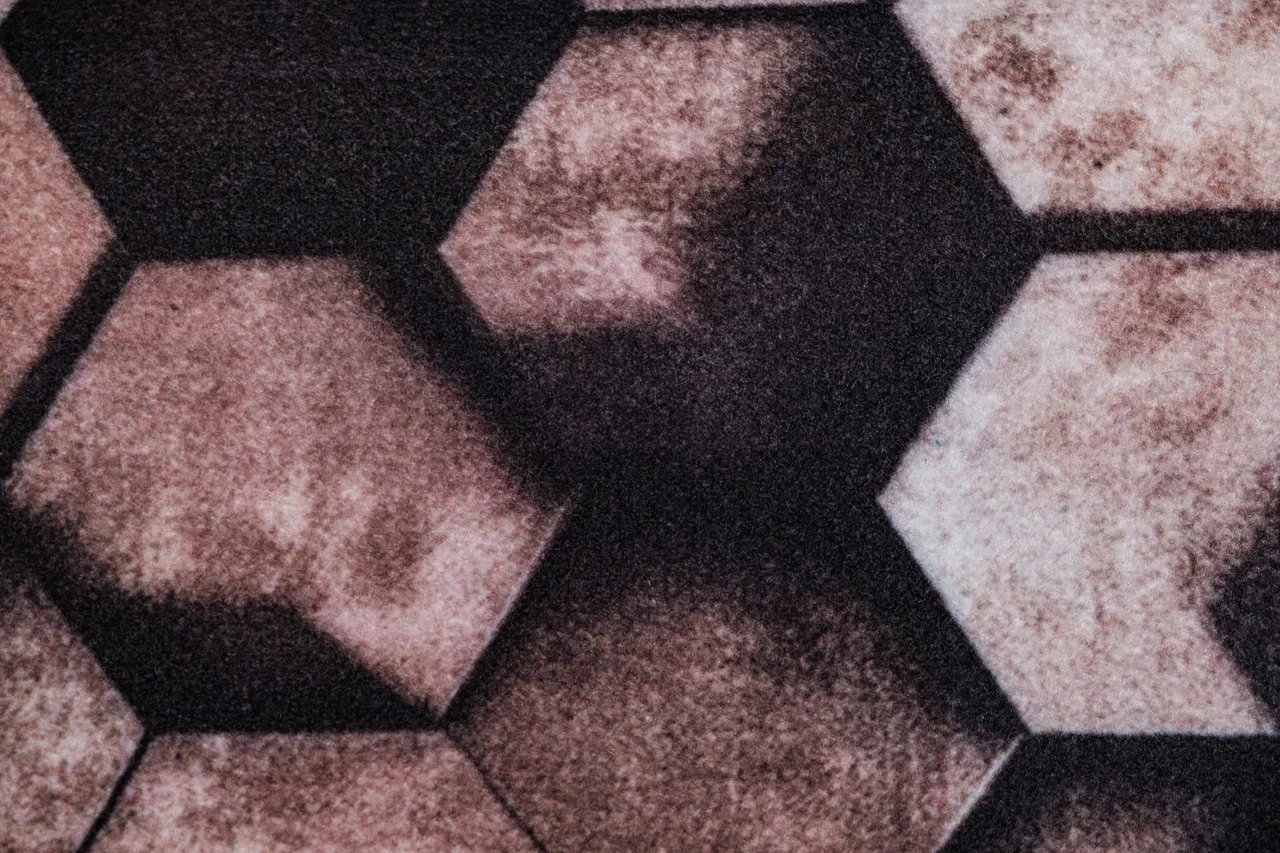 Велюровая дорожка 1,0x15 «Мозаика беж»