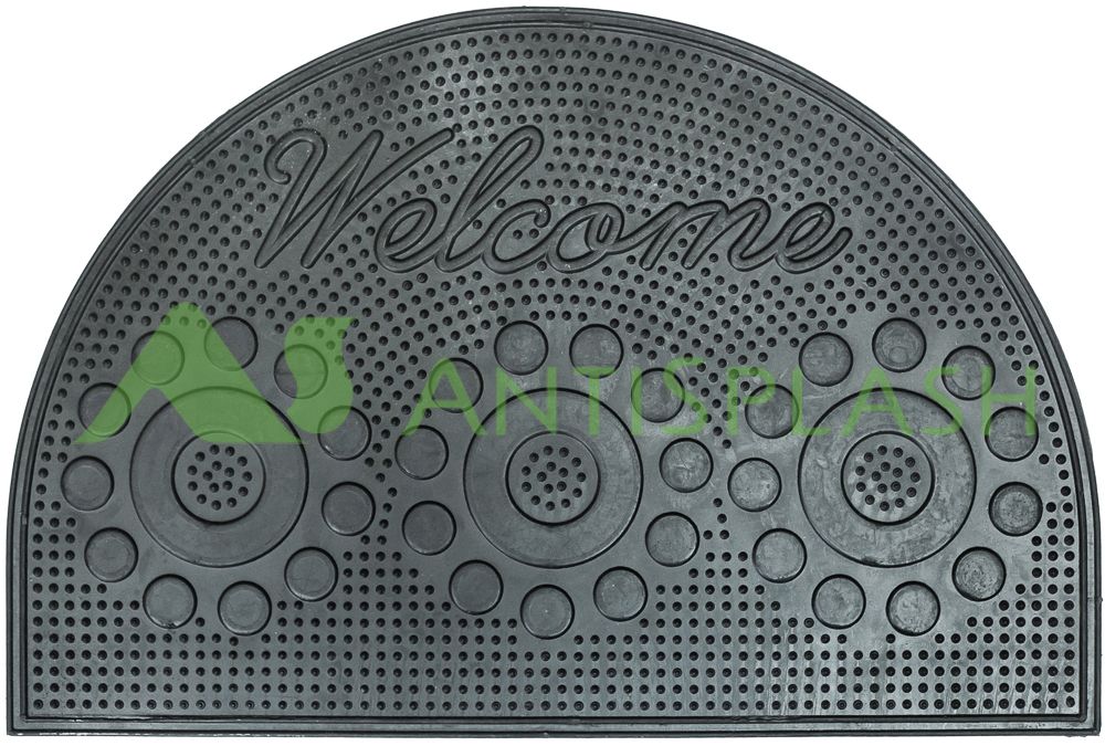 Резиновый коврик Ромашка полукруг 400х600 мм